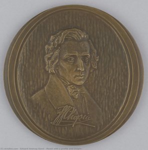 Medal With A Profile And Chopin — Edward Andrzej Gorol, Contemporary Realism