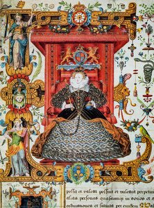 Charter Of Emmanuel College, Cambridge — Nicholas Hilliard