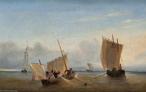 Barques En Mer — Lef Feliksovich Lagorio