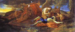 Venus Lamenting Over Adonis — Nicolas Poussin, Baroque