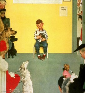 Veterinarian — Norman Rockwell