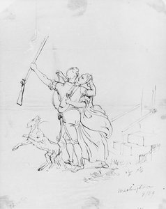 The Soldier's Farewell — Emanuel Gottlieb Leutze
