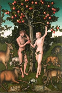 Adam And Eve — Lucas Cranach The Elder, Renaissance