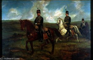 The Prince Of Wales With Lieutenant Colonel — Sir Francis Grant