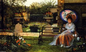 In The Pleasaunce — John Atkinson Grimshaw