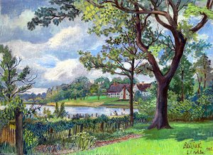Countryside At Summer — David Davidovich Burliuk