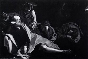 Christ In The Garden — Caravaggio, Baroque Painting