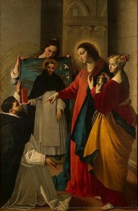 Appearance Of The Virgin To A Monk Of Dominican Order In Soriano — Fray Juan Bautista Maino