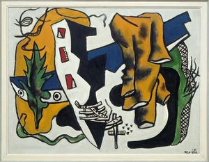 Green Leaf — Fernand Léger, Cubist Abstraction