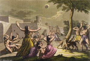 Terror Of The Peruvians During An Eclipse Of The Moon — Gallo Gallina