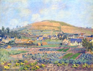 The Mount Riboudet In Rouen At Spring — Claude Monet