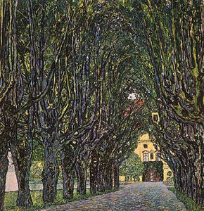 Avenue In Schloss Kammer Park, Oil On Canvas, Ös — Gustav Klimt, Art Nouveau