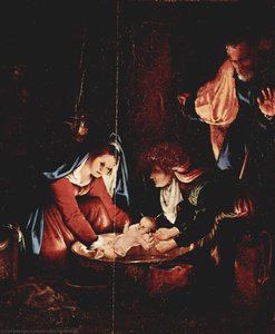 The Nativity — Lorenzo Lotto