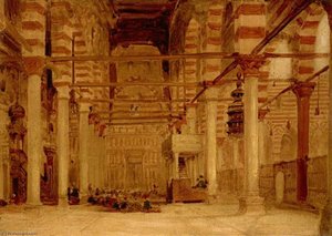 Interior of the Mosque of Metwalis, Cairo