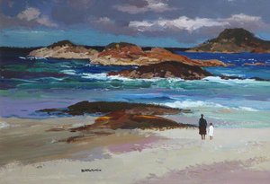 Figures, Rocks And Sea, Iona — Donald Mcintyre