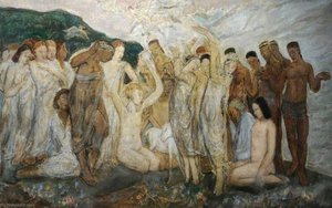 Decoration For An Ivory Room Invocation To The Dance — Ethel Walker