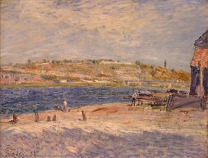 Riverbanks At Saint Mammes — Alfred Sisley