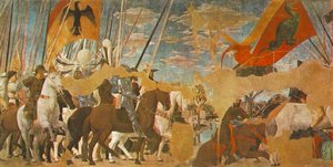 Battle Between Constantine And Maxentius — Piero Della Francesca, Early Renaissance