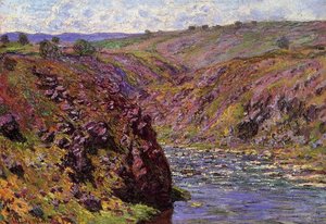 Valley Of The Creuse, Sunlight Effect — Claude Monet