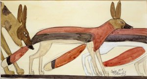 Sketch of Egyptian Jackals