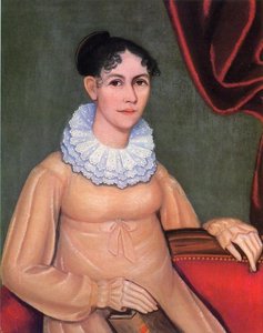 Portrait Of Sally Morgan Walbridge — Ammi Phillips, Folk Art