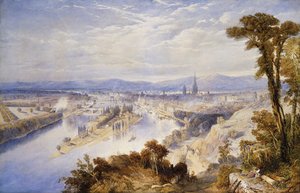 Rouen From St. Catherine's Hill - — Thomas Charles Leeson Rowbotham
