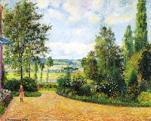 Mirbeau's Garden, The Terrace — Camille Pissarro