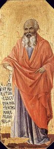 La Maestà. Jeremiah — Duccio Di Buoninsegna, Late Gothic Style