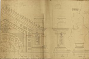 Upper Section Of Great Hall Entrances — Harry John Johnson