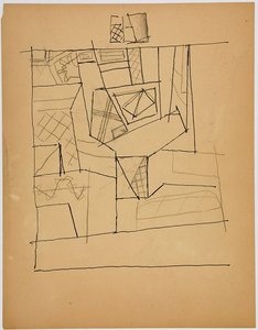 Study For ''ursine Park'' 6 — Stuart Davis, Modernism