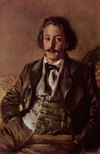 Portrait Of Paul Johann Ludwig Von Heyse — Adolph Von Menzel