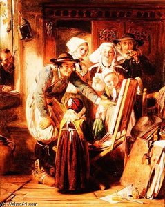 Art Critics In Brittany — Abraham Solomon