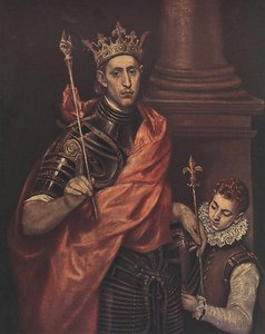 St. Louis King Of France With A Page — El Greco, Mannerism