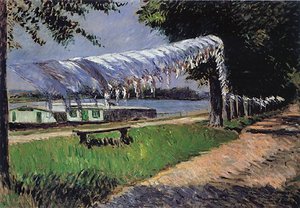 Laundry Drying — Gustave Caillebotte