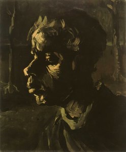 Head Of A Peasant Woman — Vincent Willem Van Gogh, Post-impressionism