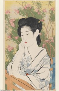 Woman At A Hot Spring Hotel