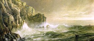 The Coast Of Cornwall — William Trost Richards