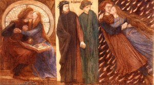 Paolo And Francesca — Dante Gabriel Rossetti