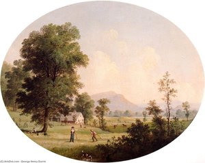 Summer Farm Scene — George Henry Durrie