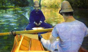 Boaters On The Yerres — Gustave Caillebotte