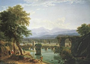 The Augustan Bridge — Joseph Pierre Xavier Bidauld, Romanticism