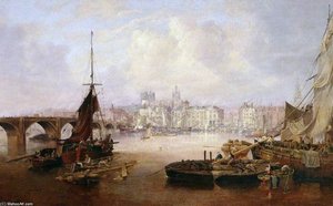 The Mayor's Barge On The Tyne — John Wilson Carmichael