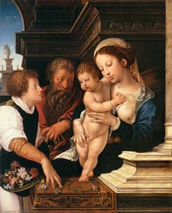 Holy Family — Bernaert Van Orley, Renaissance
