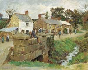 The Old Bridge Of Relebbus — Stanhope Alexander Forbes