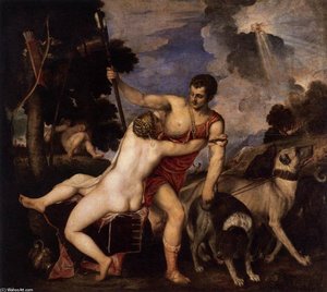 Venus And Adonis — Titian, Venetian Renaissance
