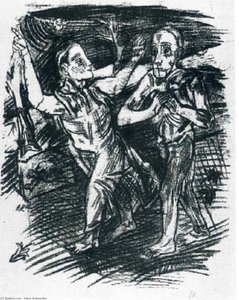 The Woman Leads The Man — Oskar Kokoschka, Expressionism