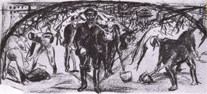 Snow Shovelers — Edvard Munch