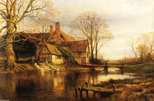 A Moated Grange — R.a Benjamin Williams Leader