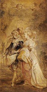The Marriage Of Henri Iv Of France And Marie De M Dicis — Peter Paul Rubens, Baroque