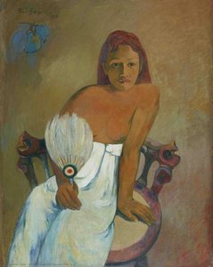 Jeune Fille À L — Eugène Henri Paul Gauguin